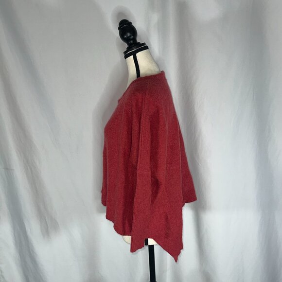 Subtle Luxury - Cashmere Sweater Womens Size XS/S Red Cropped - Picture 2 of 9